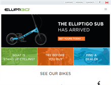 Tablet Screenshot of elliptigo.ca